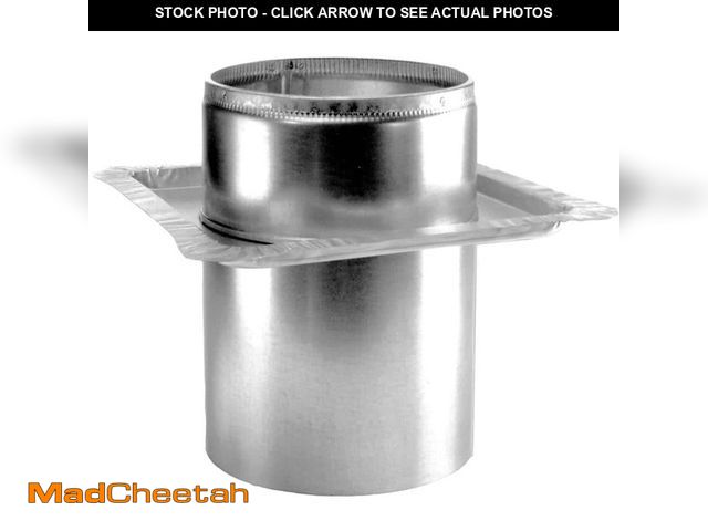 Lot 74-12584620 - *DIRTY* DuraVent DuraPlus All-Fuel Chimney 6in. Diameter Firestop Radiation Shield *DIRTY*  - USED