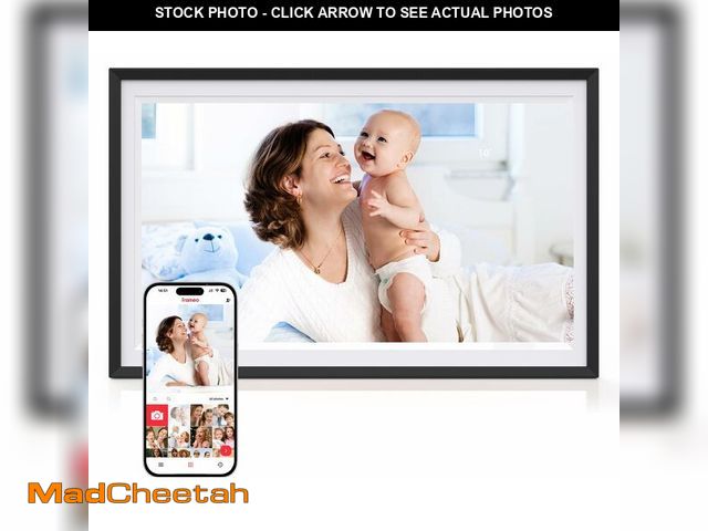 Lot 74-13079189 - Digital Picture Frame,15.6 Inch Large Frameo Digital Photo Frame WiFi, 32GB,1920 * 1080 IPS HD Touch...