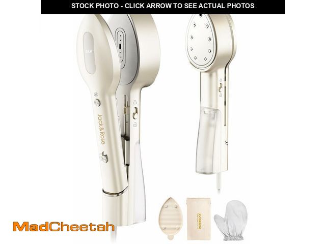 Lot 74-13716084 - Jack Ã¯Â¼â  Rose Press Iron Steamer for Clothes,Dual Voltage 110-220v,6+1 Fabric Settings,No Ironin...