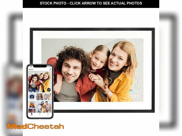 Lot 74-14264193 - AEEZO Digital Picture Frame, 10.1 Inch Digital Photo Frame with 1280 * 800 HD IPS Touch Screen, Smar...