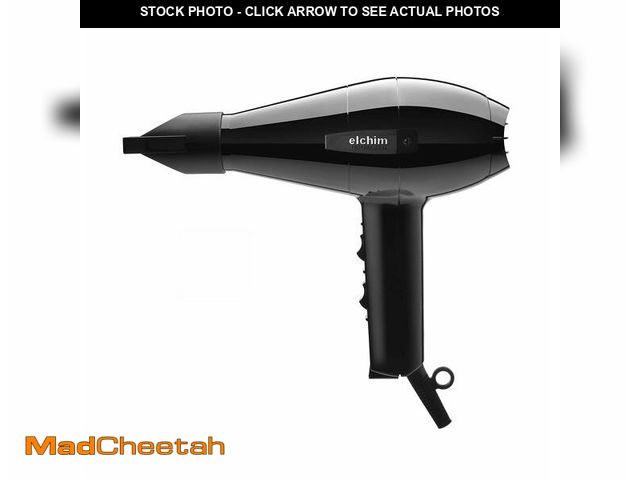 Lot 74-12602382 - Elchim Classic 2001 High Pressure Hair Dryer - 1875 Watt Quick Dry Professional Salon Blow Dryer, Co...