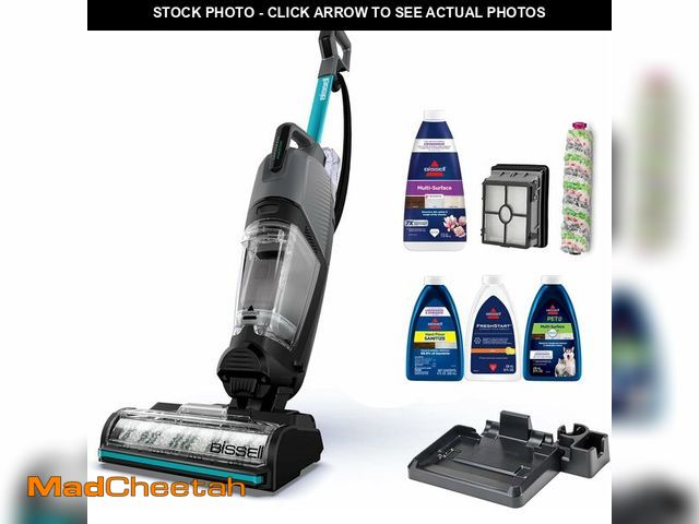 Lot 74-13756724 - Bissell CrossWave HydroSteam Deluxe Wet Dry Vac, Multi-Purpose Vacuum, Wash, and Steam, Formula Incl...