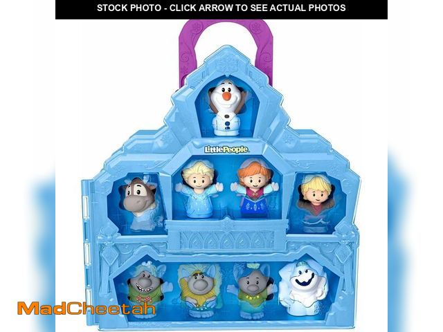 Lot 74-13569031 - Fisher-Price Little People Toddler Toy Disney Frozen Carry Along Castle Case Playset with Figures fo...