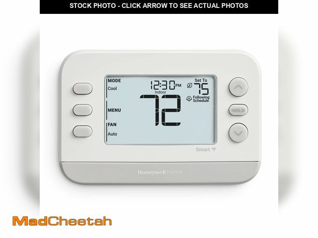 Lot 74-12715321 - New! Honeywell Home Smart Thermostat, Conventional/Heat Pump Compatibility, WiFi Thermostat for Home...