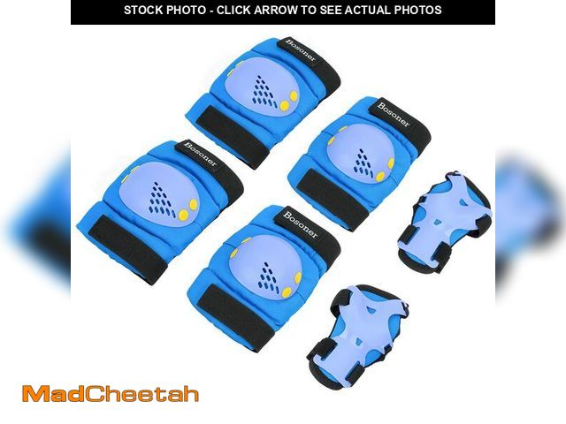 Lot 74-14206948 - BOSONER Kids/Youth Knee Pads Elbow Pads Wrist Guards Set for 3-15 Years, Child Protective Gear Set f...