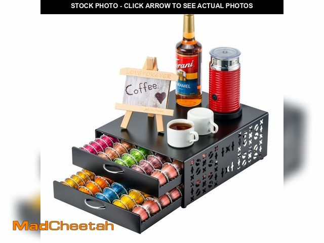 Lot 74-14333996 - FlagShip for Vertuo Pod Holder Coffee Pod Storage for Nespresso Pod Organizer Large Capacity Fits Al...