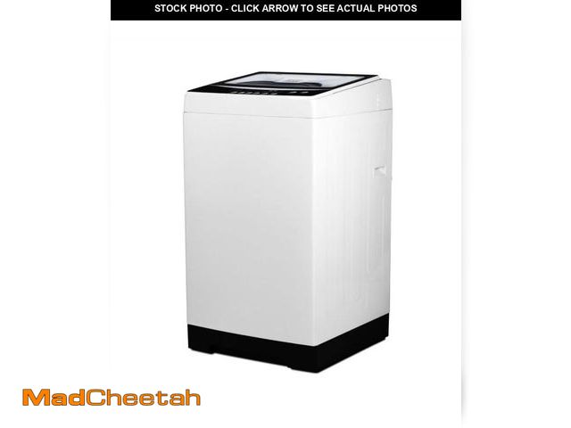 Lot 74-12289601 - 3.0 Cu. Ft. Portable Top Load Washer in White - USED