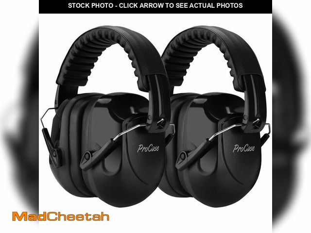 Lot 74-14271454 - ProCase NRR 28dB Noise Reduction Ear Muffs, Foldable Adjustable Passive Noise Cancelling Headphones ...