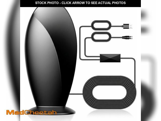 Lot 74-14268514 - Indoor Digital TV Antenna,1200+ Miles Super Long Range, Smart Chip for Local HD Channels-Amplifier S...