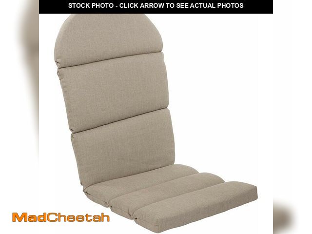 Lot 74-12096857 - ARDEN Oceantex Adirondack Chair Cushion, 21.5 x 19, Rain-Proof, Fade Resistant, Cushions for Adirond...