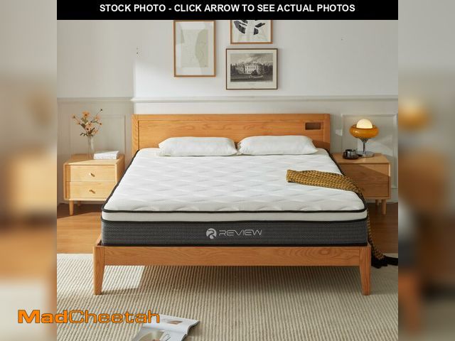 Lot 74-13789394 - Full Size Mattress, 10 Inch Full Mattress in a Box, Memory Foam Hybrid Mattresses with Individual Po...
