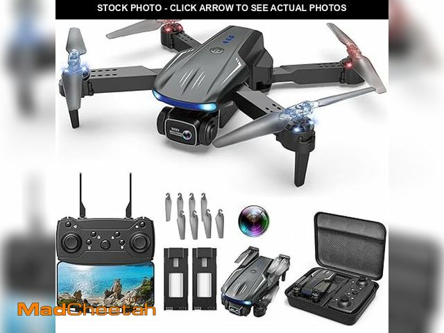 Lot 74-12685493 - Drone with 1080P Camera for Kids Adults, Foldable RC Quadcopter with One Key Take Off/Land, Gesture ...