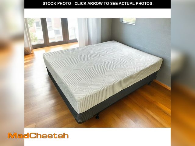 Lot 74-14614781 - Excel Sleep 8" Green Tea Memory Foam Mattress, Medium Firm, Zoned Pressure Relief (70x80 - RV King) ...