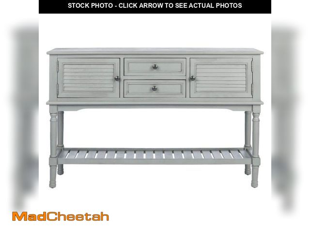 Lot 74-13792124 - SAFAVIEH Tate 47.3 in. Rustic Gray Storage Console Table - UNUSED