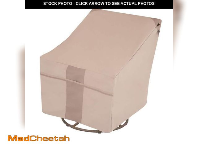 Lot 74-14351883 - MODERN LEISURE Monterey Water Resistant Outdoor Swivel/Lounge Patio Chair Cover, 37.5 in. W x 39.25 ...