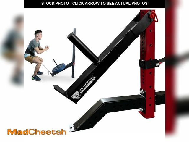 Lot 74-14581822 - Fitvids Squat Lever Arm Plate Loaded Gym Fitness Equipment Curls Rows Guided Deadlifts Black - UNUSE...