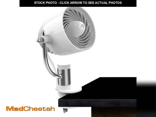 Lot 74-14559334 - Vornado Pivot Clip 4 in. Personal Fan Air Circulator with Multi-Surface Mount in Ice - UNUSED