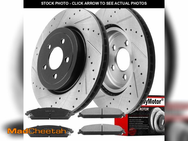 Lot 74-12693395 - MotorbyMotor Front Brake Kit fits for for Chrysler 300, Dodge Charger Challenger Magnum E-Coating Dr...