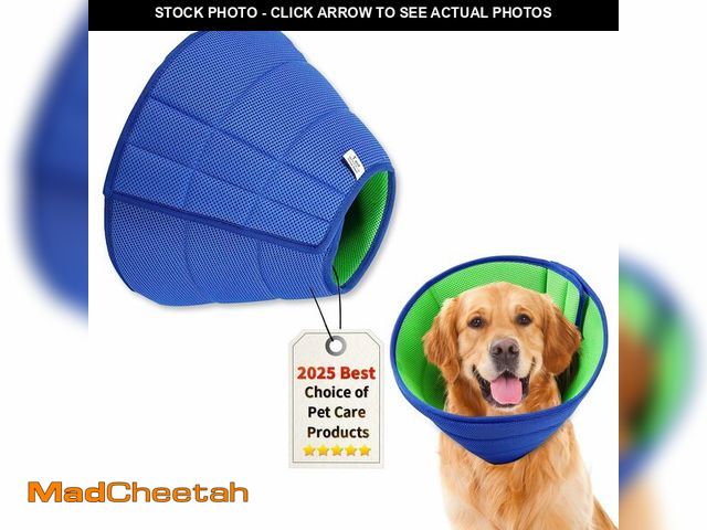 Lot 74-12977930 - Soft Dog Cone Collar Alternative, Comfortable Cones for Large Dogs to Stop Licking After Surgery, Co...