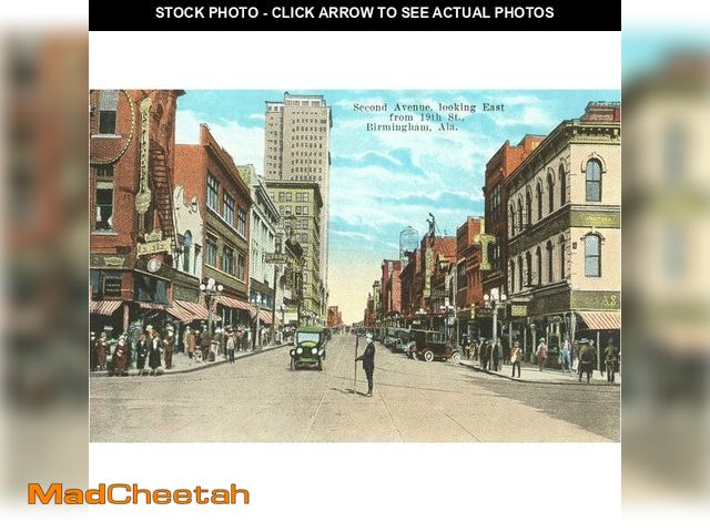 Lot 74-12365716 - ART.COM Wall Art Print Downtown Birmingham, Alabama, 24" x 16" - UNUSED