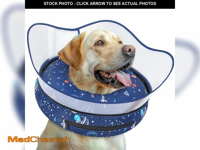 Lot 74-14273271 - Toptakeit Elevated Inflatable Dog Cone Collar to Stop Licking, Doggie Donut Collar After Surgery, So...
