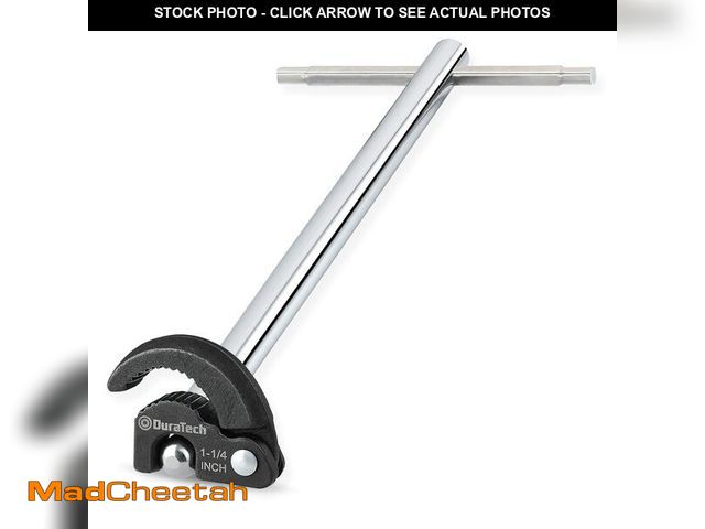 Lot 74-14266550 - DURATECH 11" Basin Wrench, Sink Wrench, Adjustable Tap Nut Spanner Basin Spanner, Capacity of 3/8" t...