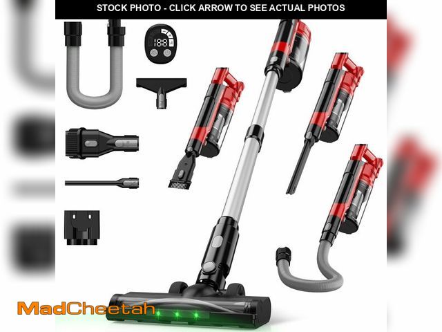 Lot 74-14274695 - ZEXAPE Cordless Vacuum Cleaner for Milwaukee Battery, 7-in-1 Lightweight Stick Vacuum with HEPA Filt...