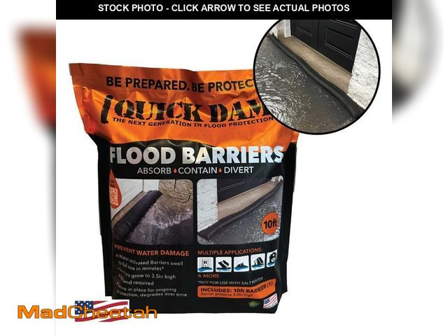 Lot 74-14223353 - Quick Dam Water Activated 10 ft. Flood Barrier (1-Pack) - UNUSED