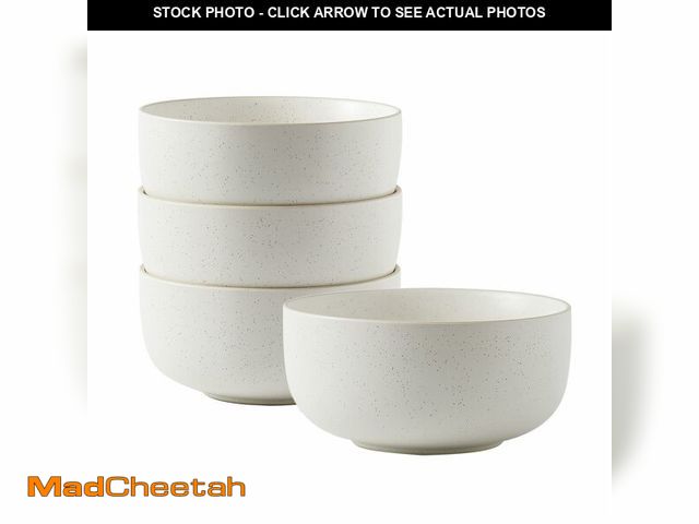 Lot 74-12607240 - S&amp;Q'S CERAMICS S&amp;Q Ceramic Bowls for Kitchen, 36 Ounce, Large Capacity Cereal Bowls Set of 4...