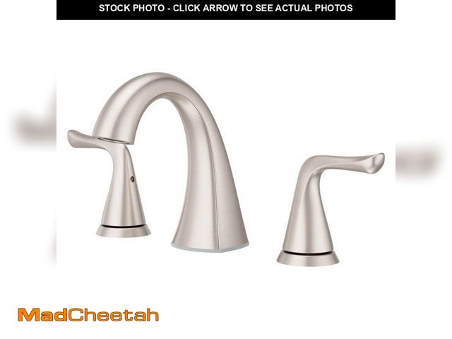 Lot 74-13049953 - Pfister Willa 8 in. Widespread 2-Handle Bathroom Faucet in Spot Defense Brushed Nickel - UNUSED