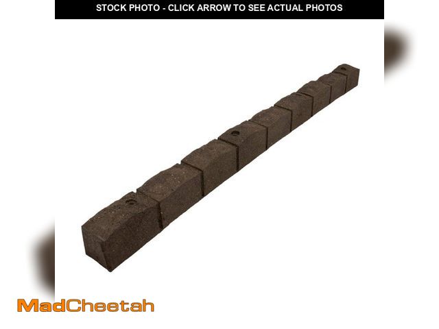 Lot 74-14275542 - Vigoro Roman Stone 4 ft. Earth Rubber Garden Edging (3-Pack) - UNUSED