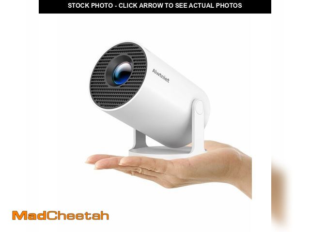 Lot 74-14211314 - Mini Projector with Wifi 6 and Bluetooth5.4, Portable Projector 4K Support, Android 14 Smart Proyect...