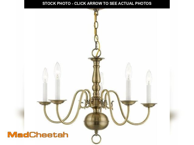 Lot 74-12632419 - Livex Lighting 5005-01 Williamsburgh Chandelier - UNUSED