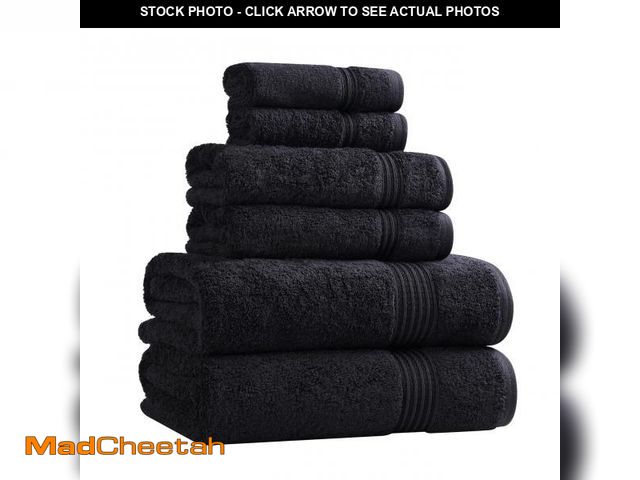 Lot 74-12313455 - Superior Egyptian Cotton 6-Piece Towel Set, Bathroom Essentials, Towels For Bathroom, Apartment, Air...