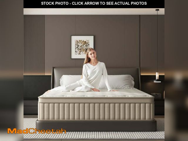 Lot 74-13774553 - GUUKIN Twin Mattress, 12 Inch Hybrid Gel Memory Foam Mattress with Individually Wrapped Pocket Coils...