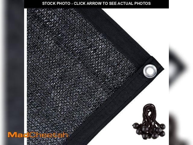 Lot 74-14468572 - Shatex 8 ft. x 10 ft. 90% Shade Fabric Shade Fabric Sun Shade Cloth with Grommets for Pergola Cover ...