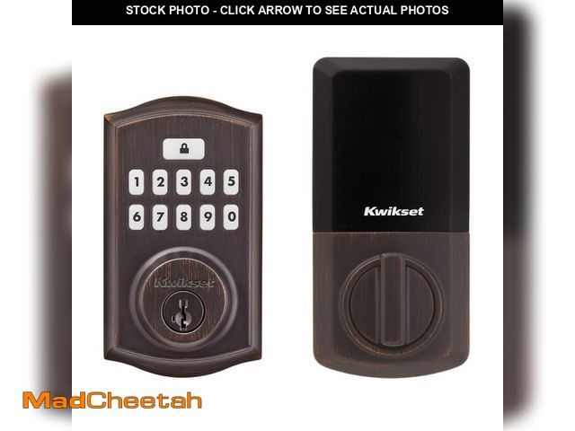 Lot 74-13692038 - Kwikset SmartCode 260 Traditional Venetian Bronze Keypad Single Cylinder Electronic Deadbolt Featuri...