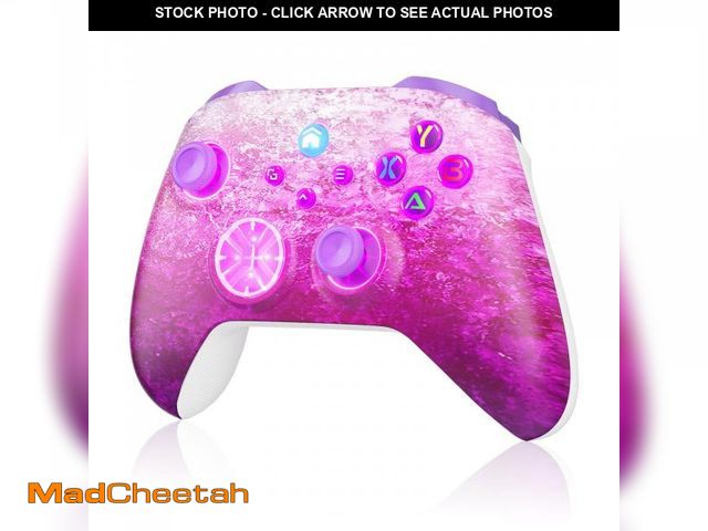 Lot 74-12214954 - Dinosoo RGB Wireless Controller for Xbox One Series X|S, PC, Bluetooth, 4 Vibration Motors, TURBO, M...