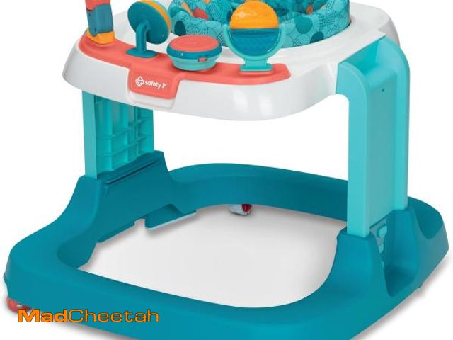 Lot 74-12400096 - Safety 1st Ready, Set, Walk! DX Developmental Walker, Spotlight Teal - USED