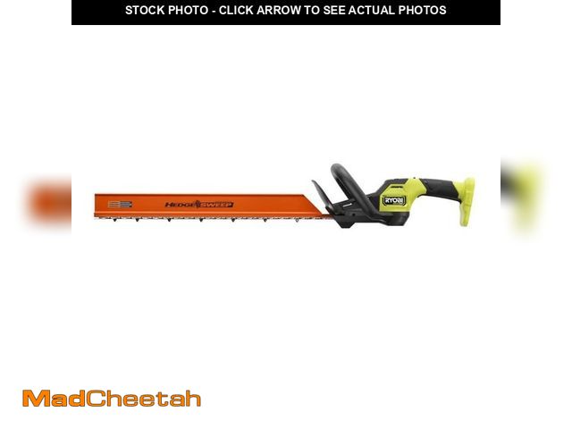 Lot 74-14255798 - RYOBI ONE+ HP 18V Brushless 24 in. Cordless Battery Hedge Trimmer (Tool Only) - UNUSED