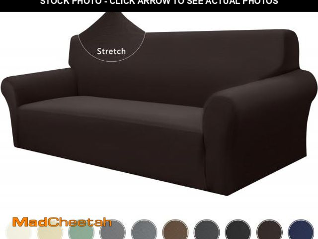 Lot 74-12327154 - HDCAXKJ Couch Cover Stretch Sofa Covers for 3 Cushion Couch Soft Non Slip Sofa Slipcovers Washable F...