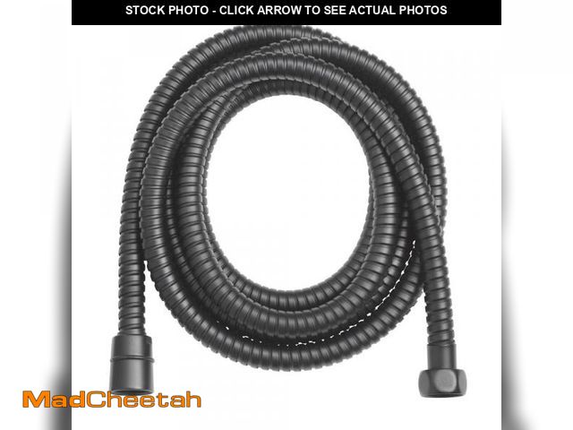 Lot 74-10513822 - Glacier Bay 86 in. Stainless Steel Replacement Shower Hose in Matte Black - UNUSED