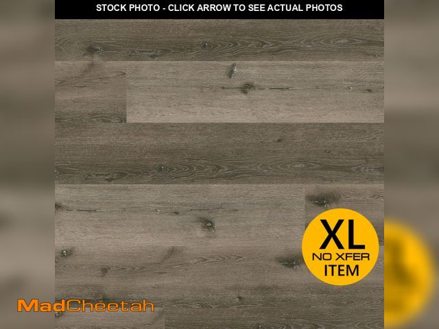 Lot 74-12856723 - 14-Cases--Grey Wolfe American Ash 22 MIL x 9 in. W x 48 in. L Waterproof Vinyl Plank Flooring with C...