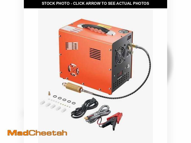Lot 74-14344367 - SKYSHALO PCP Air Compressor, 4500PSI/30Mpa with Built-in Converter, DC12V/AC120V Portable, Fan Cooli...
