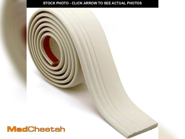 Lot 74-12313611 - Taaizau Hardened Peel and Stick Baseboard Trim, Flexible Strip and Caulk for Floor, Chair Rail, Wall...