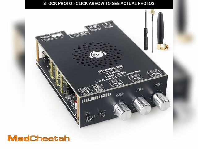 Lot 74-14290529 - T300HS 300W+300W Power Amplifier Board, TPA3255 Chip with Bluetooth/AUX/USB Inputs, 2.0 Channel Audi...