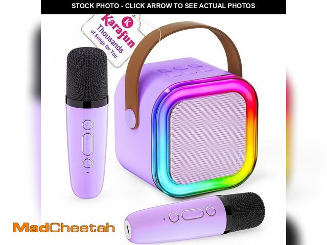 Lot 74-12713213 - IROO Mini Karaoke Machine for Kids, 2025 TOP Toys Birthday Gifts Ideas for Girls Ages 4, 5, 6, 7, 8,...