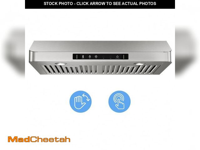Lot 74-12639058 - VIKIO 30 in. 900CFM Ducted Under Cabinet Range Hood in Stainless Steel with 3-Way Venting Removable ...