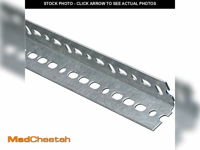 Lot 74-13046354 - National Hardware N182-766 4020BC Slotted Angle in Galvanized,1-1/2" x 60" - UNUSED