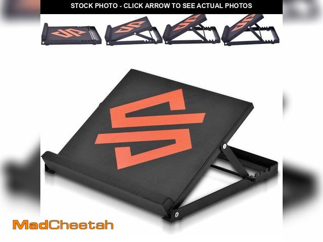 Lot 74-12760494 - SQUATZ Steel Slant Board and Calf Stretcher - 500lb Capacity - Squat Wedge Physical Therapy Equipmen...